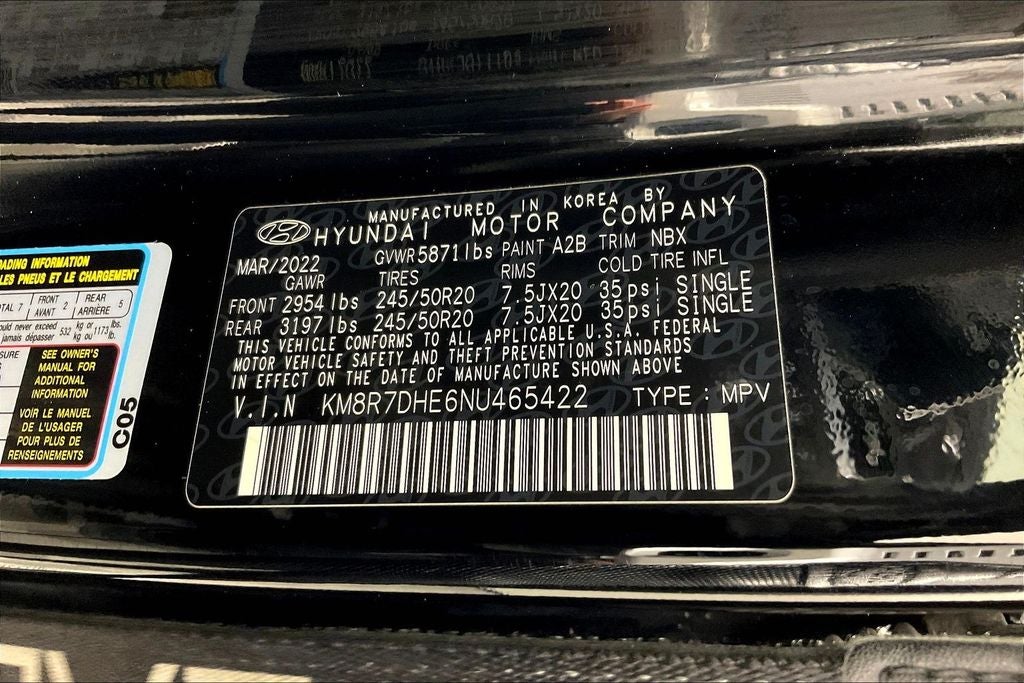 2022 Hyundai Palisade Calligraphy