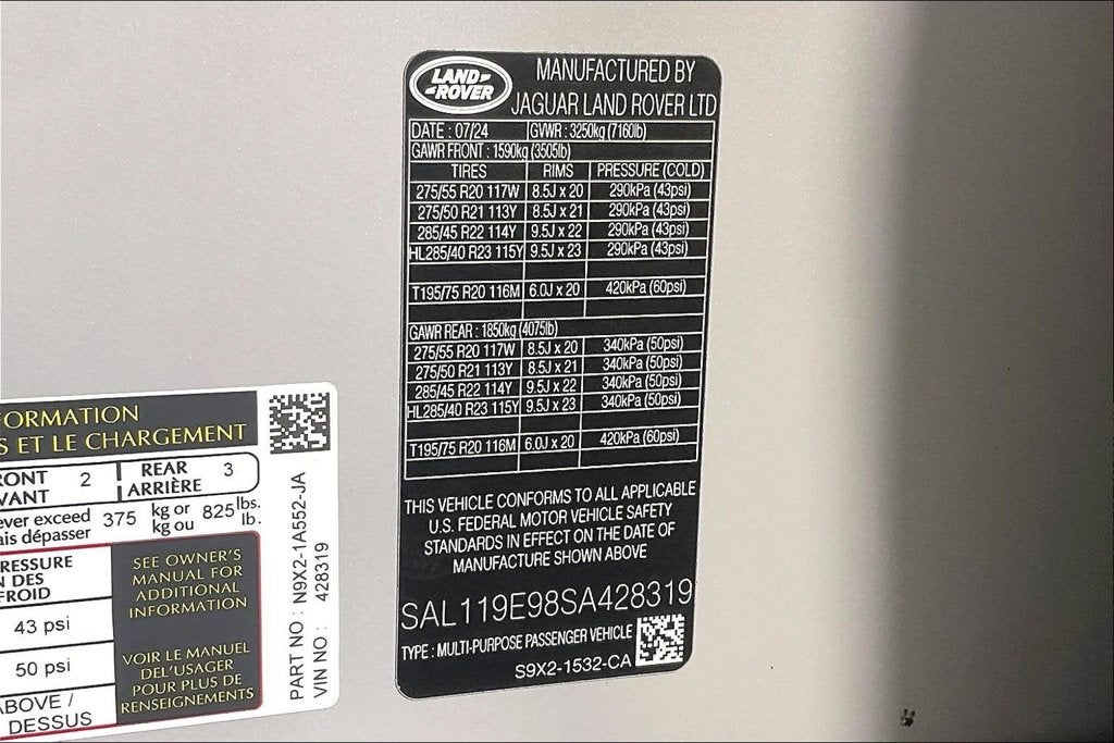 2025 Land Rover Range Rover Sport Autobiography