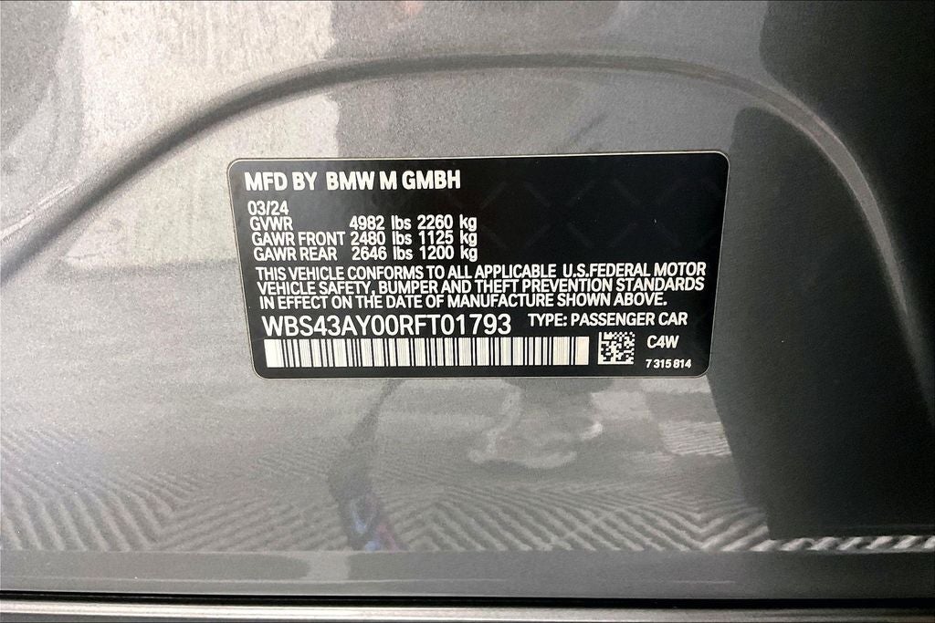 2024 BMW M3 Competition xDrive