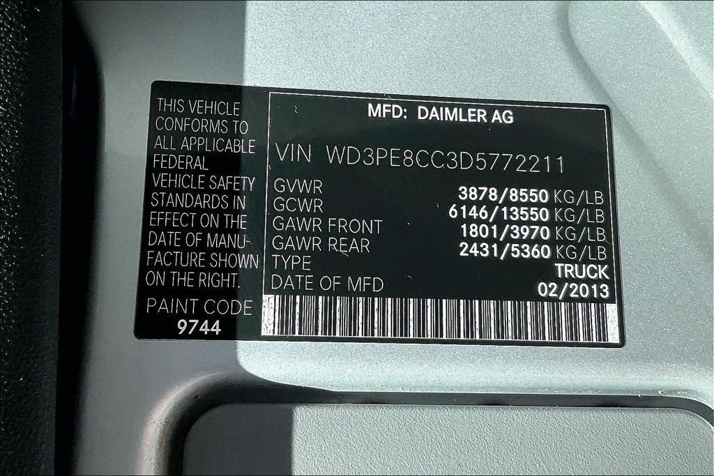 2013 Mercedes-Benz Sprinter 2500 BlueTEC®