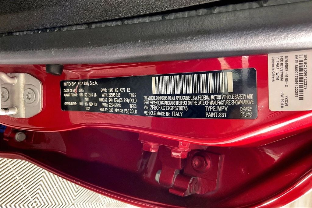 2016 FIAT 500X Trekking