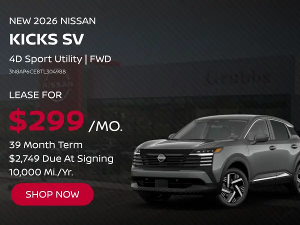 Kicks Lease Offer Jan 2026